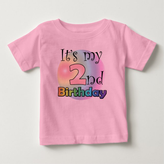 It's my 2nd birthday girl. baby T-Shirt (Front)
