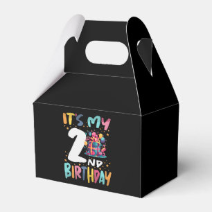 It's My 2nd Birthday Happy Kids Birthday Favour Box