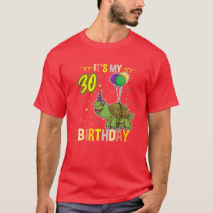Its My 30Th Birthday Cute Turtle T-Shirt