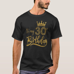 It's My 30th Birthday Cute Women 30 Years Old Crow T-Shirt
