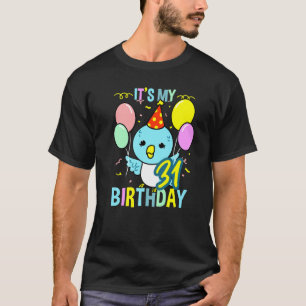 Its My 31st Birthday Budgie Pet Bird T-Shirt
