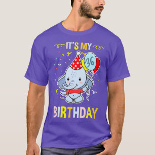 Its My 36th Birthday Elephant  T-Shirt