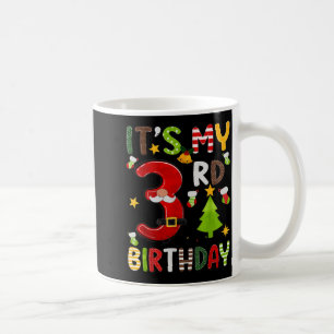 Its My 3rd Birthday Boys 3 Years Old Kids Christma Coffee Mug