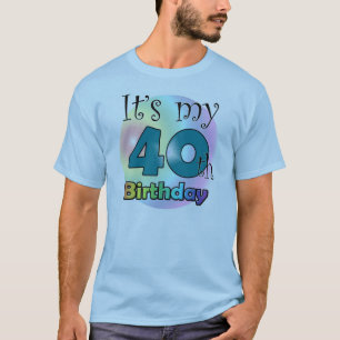 It's my 40th Birthday (Blue) T-Shirt