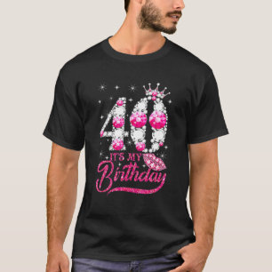 It's My 40Th Birthday Queen 40 Years Old Shoes Cro T-Shirt