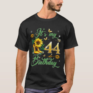 Its My 44th Birthday Pink 44 Years Old Birthday T-Shirt