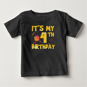 It's My 4th Birthday Baby T-Shirt