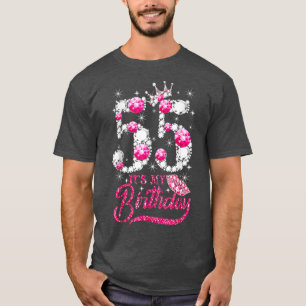 Its My 55th Birthday Queen 55 Years Old Shoes Crow T-Shirt