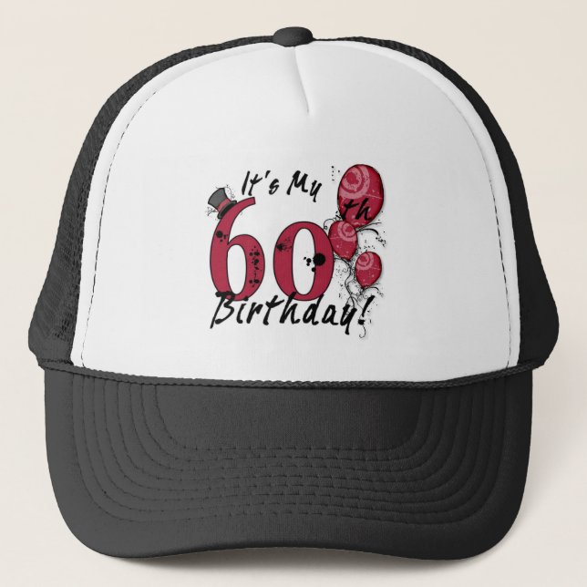 It's my 60th birthday grunge hat (Front)