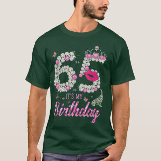 It's My 65th Birthday Queen 65 Years Old Shoes Cro T-Shirt