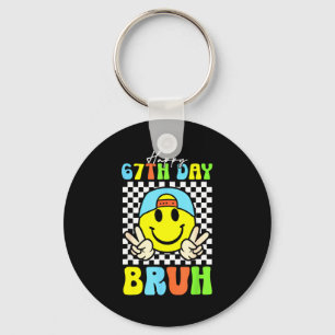 It's My 67th Day Of School Bruh Six Seven Meme Boy Key Ring