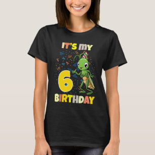 Its My 6 Birthday Grasshopper T-Shirt