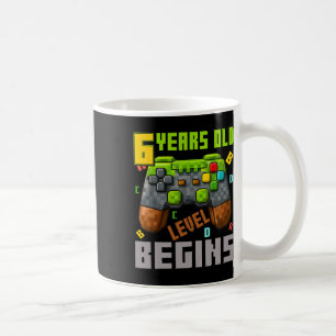 It's My 6th Birthday Pixel Gaming Controller 6 Yea Coffee Mug