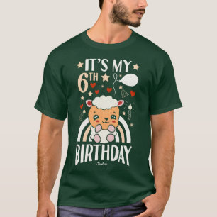 Its My 6th Birthday Sheep T-Shirt