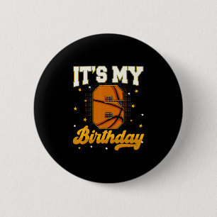Its My 6th Birthday Sketll Boy 6 Years Old Gifts T Cm Round Badge
