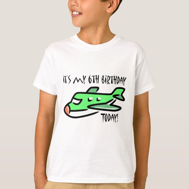 It's My 6th Birthday Today T-Shirt (Front)