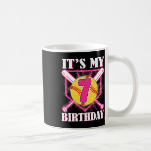 It's My 7th Birthday 7 Year Old Birthday Softll Pl Coffee Mug
