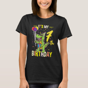 Its My 7th Birthday Baby Crocodile T-Shirt