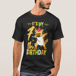 Its My 7th Birthday Dabbing Hyena T-Shirt