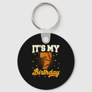 Its My 7th Birthday Sketll Boy 7 Years Old Gifts T Key Ring