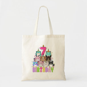 It's My 7th Birthday Squish Squad Mallow Girls Kid Tote Bag