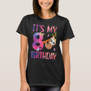 It's My 8th Birthday Eighth Anniversary 8 Year Old T-Shirt