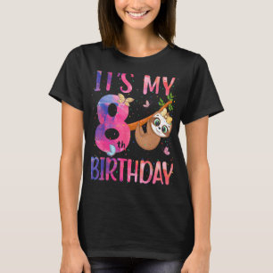 It's My 8th Birthday Eighth Anniversary 8 Year Old T-Shirt