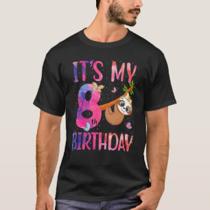 It's My 8th Birthday Eighth Anniversary 8 Year Old T-Shirt