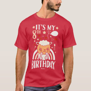 Its My 8th Birthday Pig Gifts T-Shirt