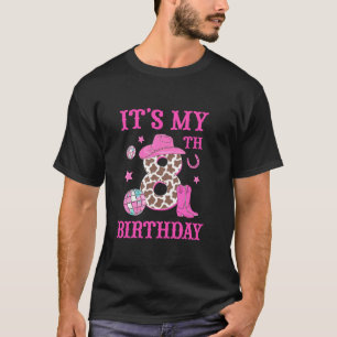 It's My 8th Birthday Rodeo Western Cowgirl 8 Year  T-Shirt