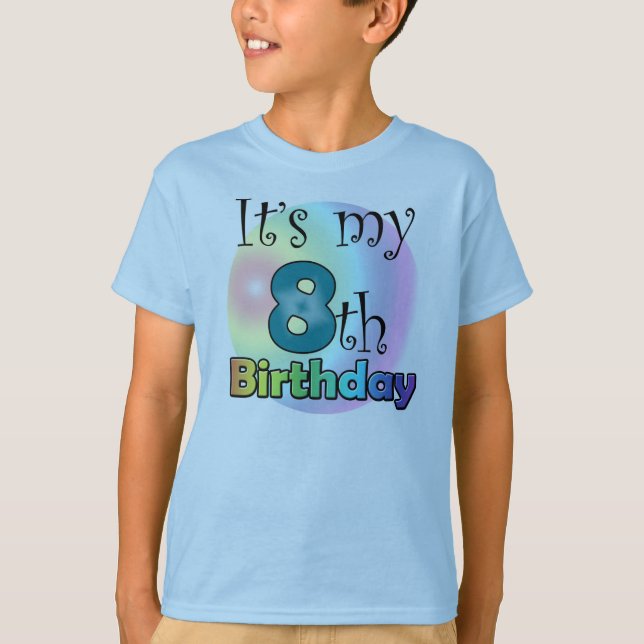 It's my 8th Birthday T-Shirt (Front)