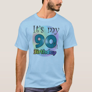 It's my 90th Birthday (Blue) T-Shirt