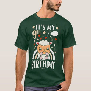 Its My 9th Birthday Sheep T-Shirt