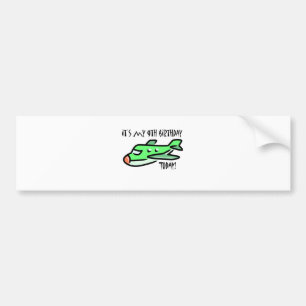 It's My 9th Birthday Today Bumper Sticker