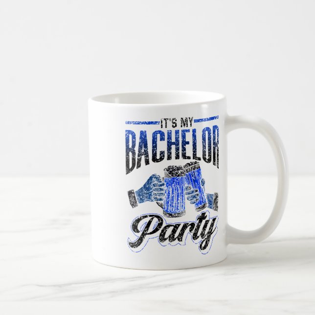It's My Bachelor Party Bride Groom Team 2  Coffee Mug (Right)