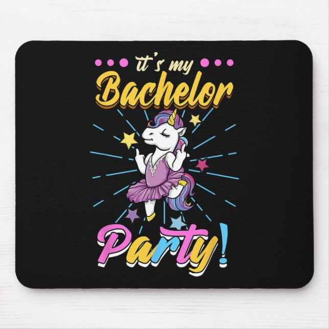 Its My Bachelor Party Groom 1  Mouse Pad (Front)