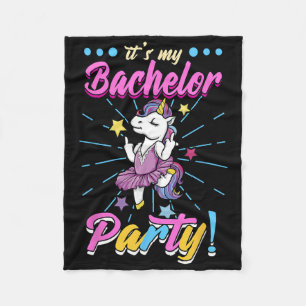 Its My Bachelor Party Groom Fleece Blanket