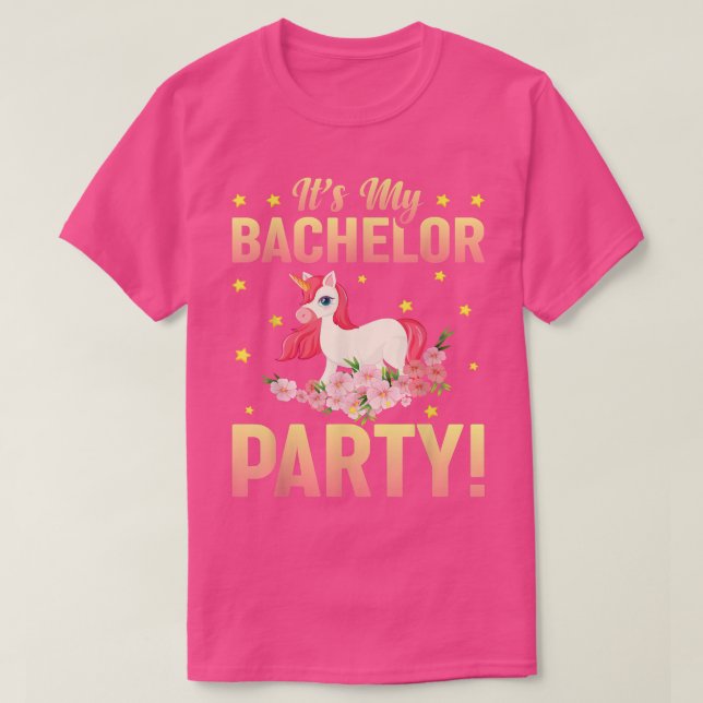 Its My Bachelor Party Wedding Groomsmen Funny Brid T-Shirt (Design Front)