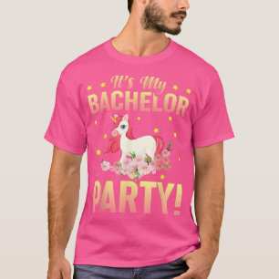 Its My Bachelor Party Wedding Groomsmen Funny Brid T-Shirt