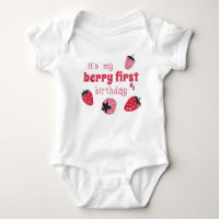 It's My Berry First Birthday Bodysuit