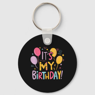 Its My Birthday 3 Key Ring