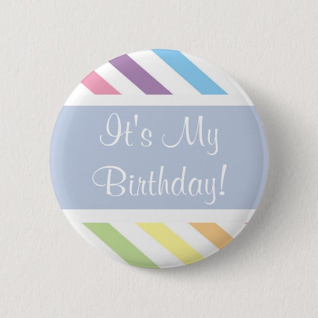It's My Birthday! 6 Cm Round Badge (Front)