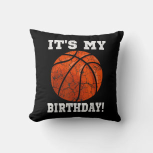 It's My Birthday Basketball Lover Gift Vintage Ret Cushion