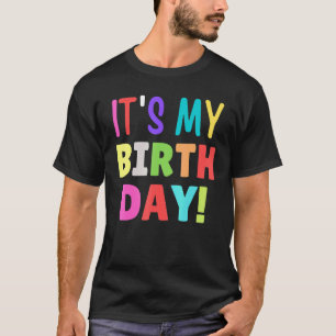 It's My Birthday  Birthday Squad B Day Family Part T-Shirt
