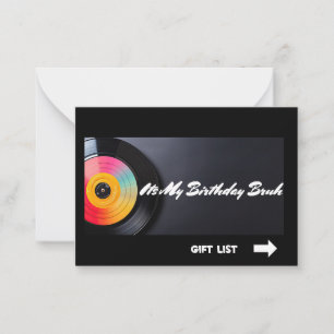 Its my birthday Bruh Card