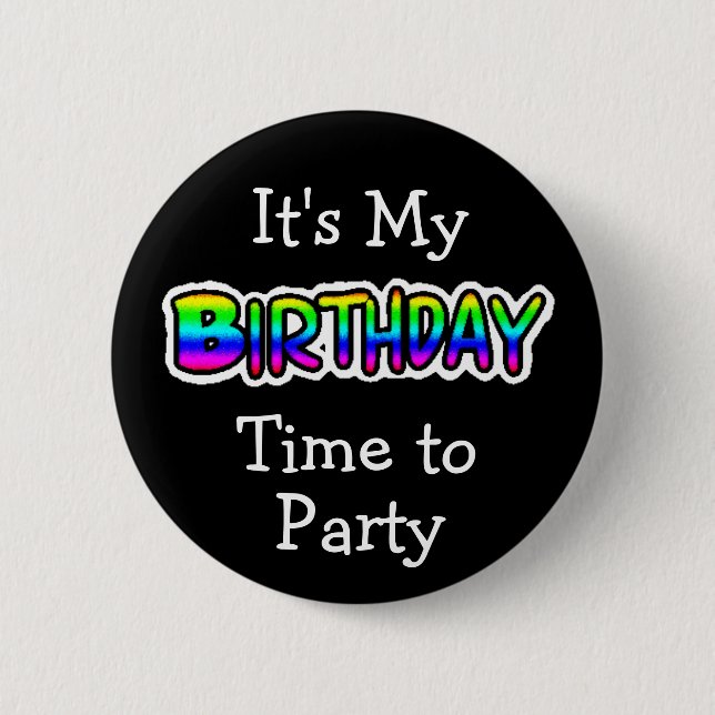 It's My Birthday Button (Front)