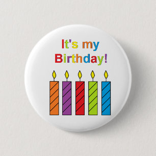 "It's My Birthday!" Button