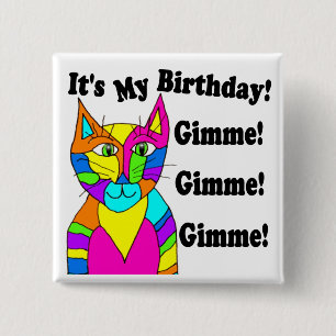 It's My Birthday Button