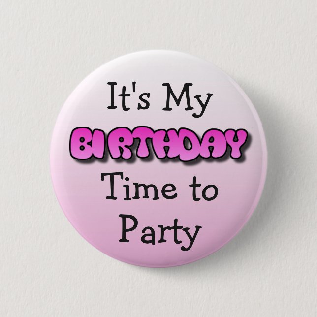 It's My Birthday Button (Front)