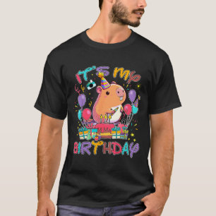 Its My Birthday Capybara Lovers Birthday Party Boy T-Shirt